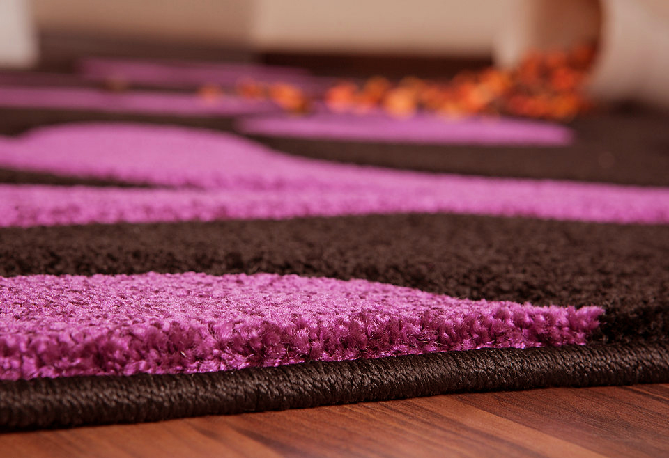 Kusový koberec Lambada Handcarving 451 Black-Violet